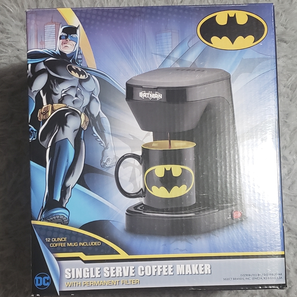 Batman coffee maker rare Batman mug dc comics